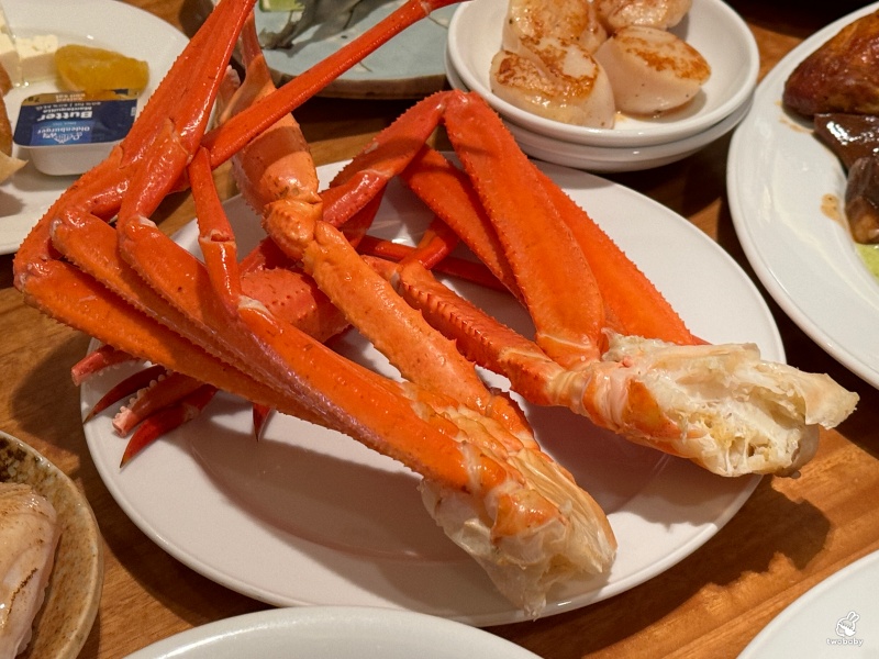 大倉久和大飯店 歐風館自助餐廳 多種異國料理吃到飽 還有干貝、松葉蟹任你吃 暢飲生啤酒！ @兔貝比的菲比尋嚐