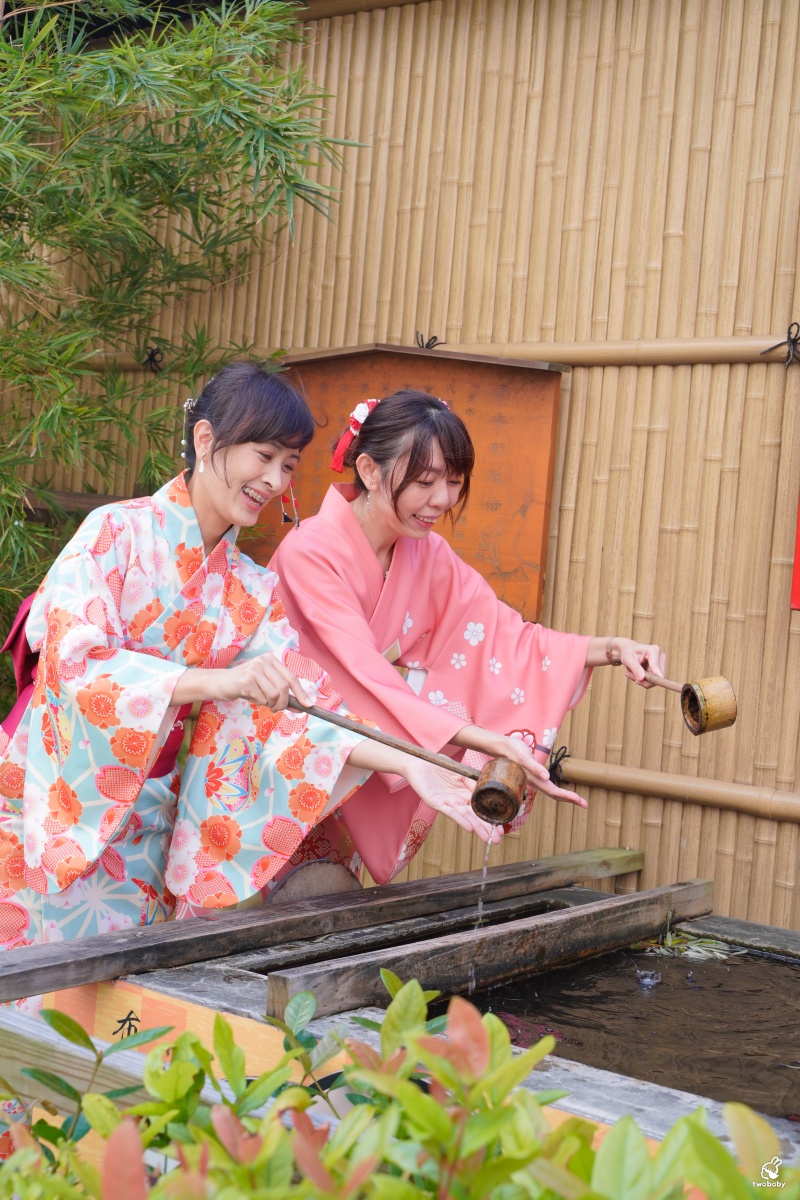 桃園景點推薦 手信霧隱城 江戶時代下町街景神還原 漫遊鎌倉時代古都 和服浴衣體驗 美拍景點大公開！ @兔貝比的菲比尋嚐